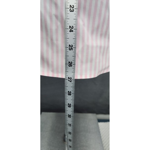 Talbots Button Up Wrinkle Resistant Shirt Womens‎ Sz 2 Pink Striped Top NWOT - Picture 5 of 10
